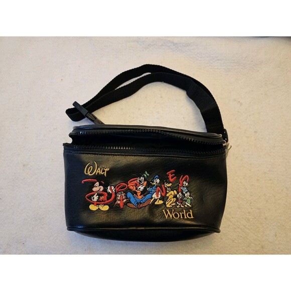 Rare Vintage Y2K Walt Disney World Fanny Pack Crossbody Parks Bag 1999 Mickey main image 7